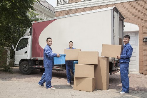 Man and van vehicle ready for a local move in Chingford