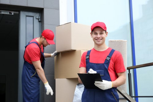 Flat removal and transport service in Chingford with boxes and household items