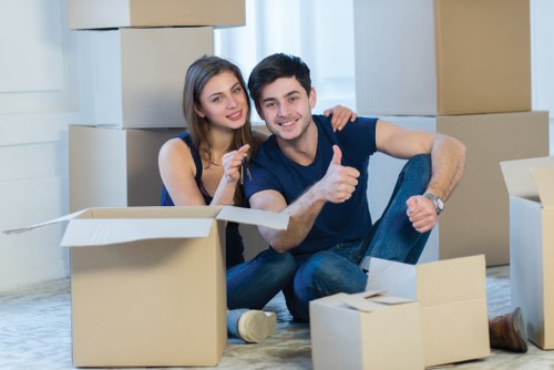 Acknowledging a service issue during a van move