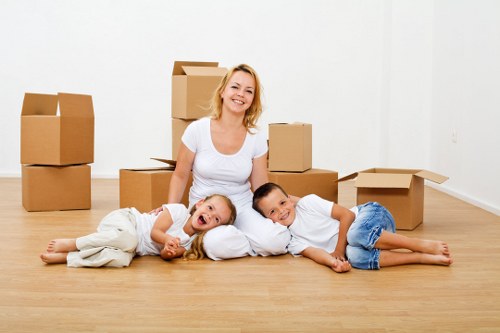 Local movers handling office furniture and equipment in Chingford