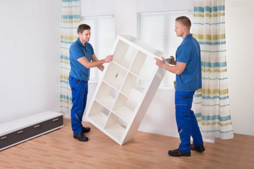 A removal truck service planning a move in Chingford