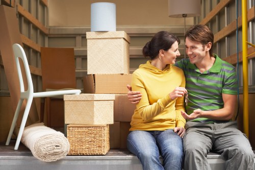 Customer booking details and move planning for a van service