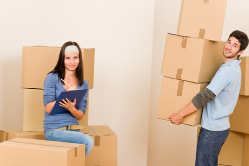 Packing and loading furniture for a local move in Chingford